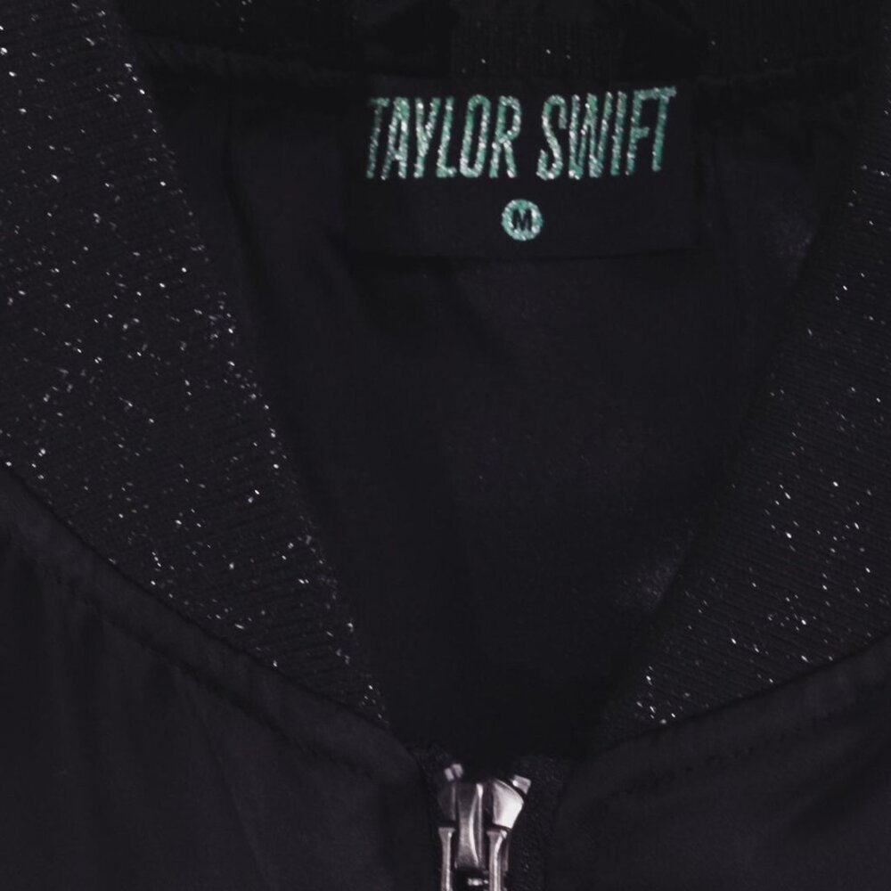 NEW Taylor Swift The Life of a Showgirl Wi$hli$t Bomber Jacket Size Medium - Picture 3 of 4